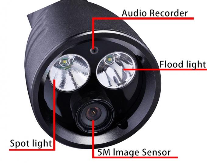 Taschenlampen-Wasser-beständiges der hohen Leistung DVR wieder aufladbares LED mit geheimer Kamera 1